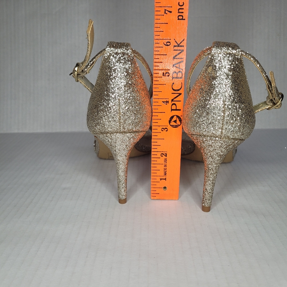Kelly and Katie Glittering Kirstie Women’s Heels Ankle Strap 7.5 Classic Event - Picture 5 of 10